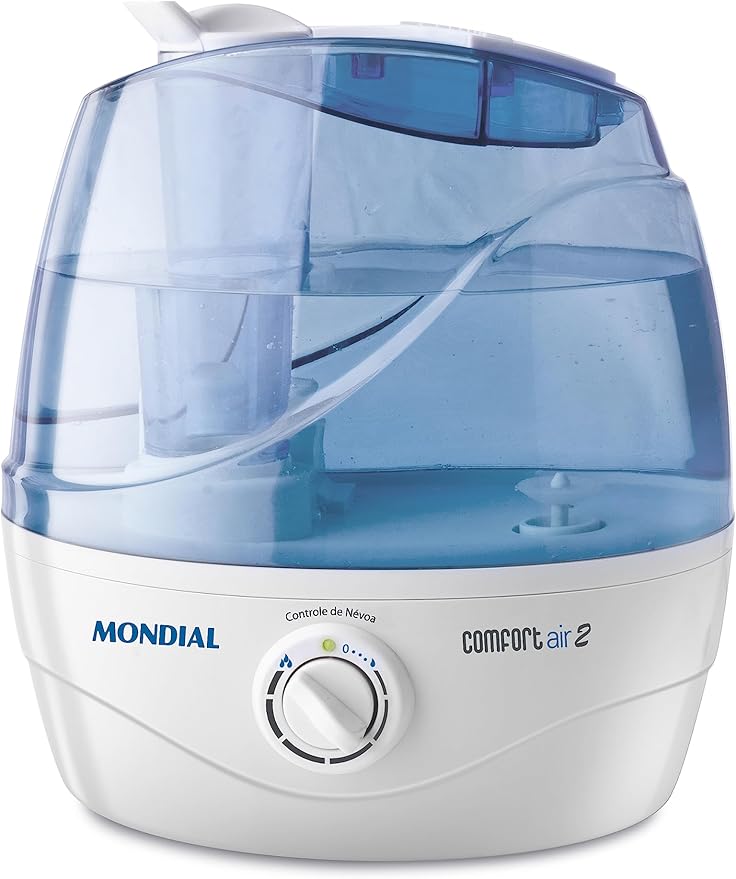 MONDIAL Umidificador de Ar Ultrassônico Comfort Air 2, Branco:Azul, 30W, Bivolt - NUA-02