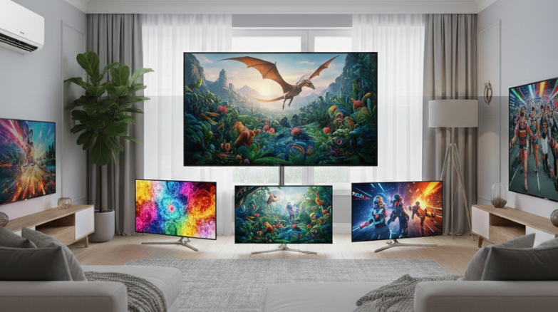 As 7 Melhores TVs de 55″ 4K para Comprar em 2026