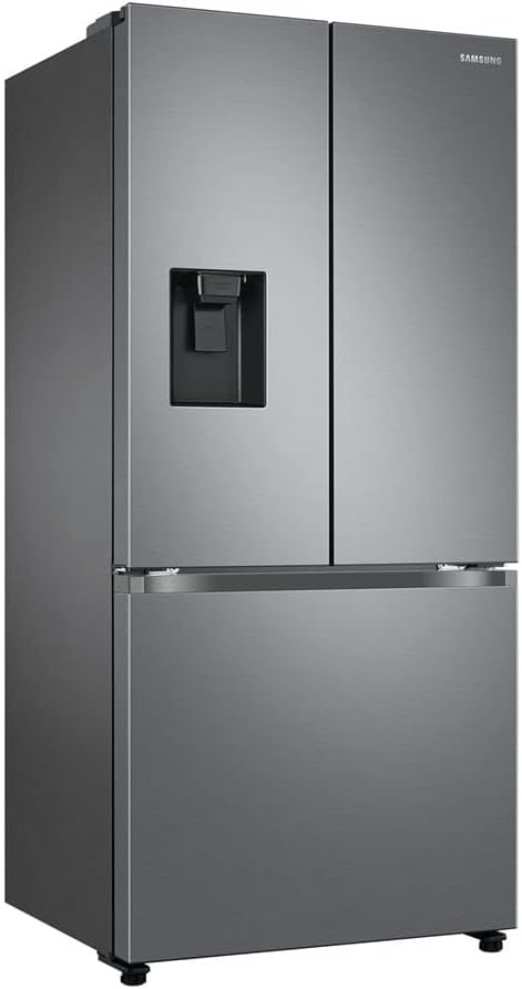 Geladeira Samsung RF49A Inverter Frost Free 3 Portas com Dispenser de Água 470L Inox Look 220V