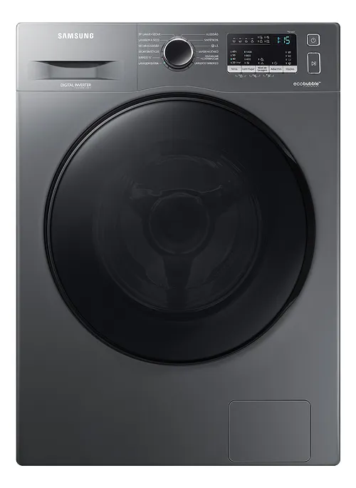 Lava e Seca Samsung WD11A com Ecobubble WD11A4453BX Inox Look 11:7kg