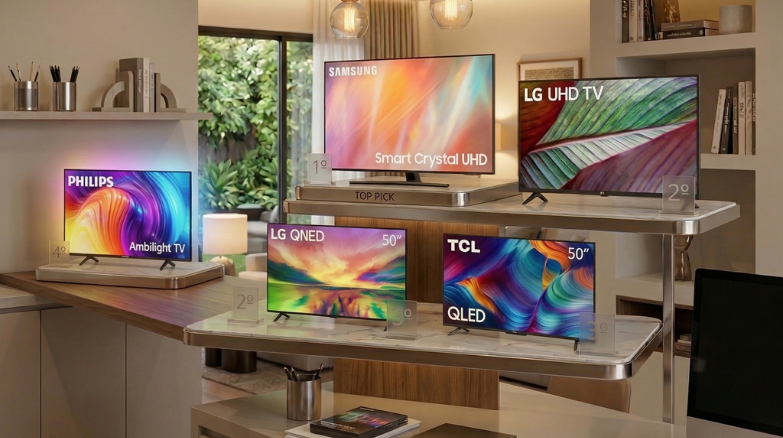As 7 Melhores Smart TVs 4K 50” de 2026