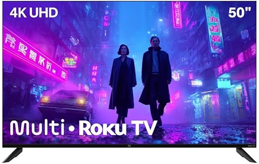 Smart TV 50 Roku Multi 4K Compatível com Alexa e Google Home