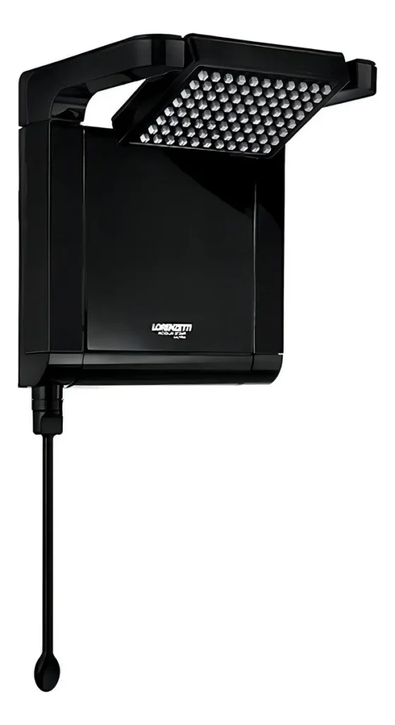 Chuveiro elétrico de parede Lorenzetti Acqua Ultra Star preto 7.8k