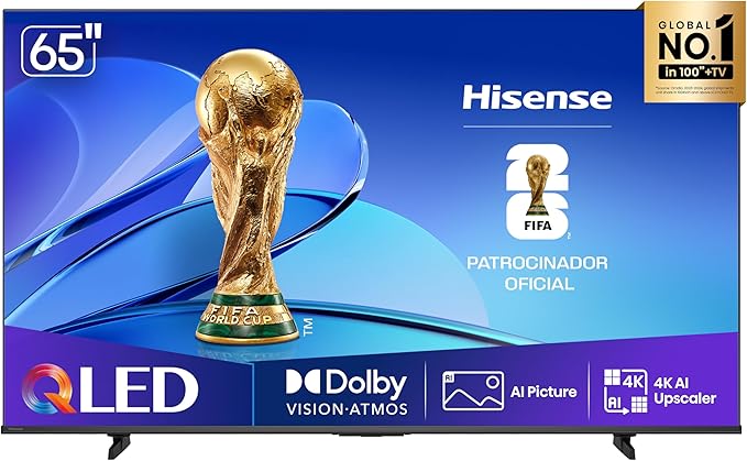 Smart TV 65" Hisense QLED 4K