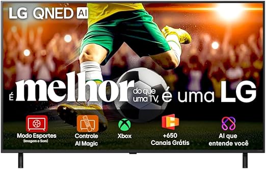Smart TV 65" LG QNED80 4K