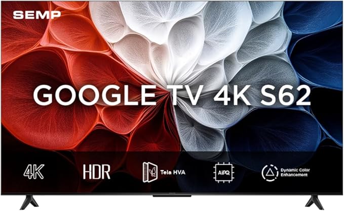 Smart TV 65" Semp 4K Google TV